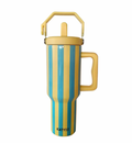 Yellow & Aqua 38oz Jug Tumbler