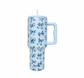 Chinoiserie Coquette Bows 38oz Tumbler PREORDER EST August