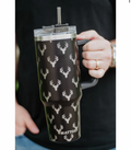 Deer Print 40oz Tumbler