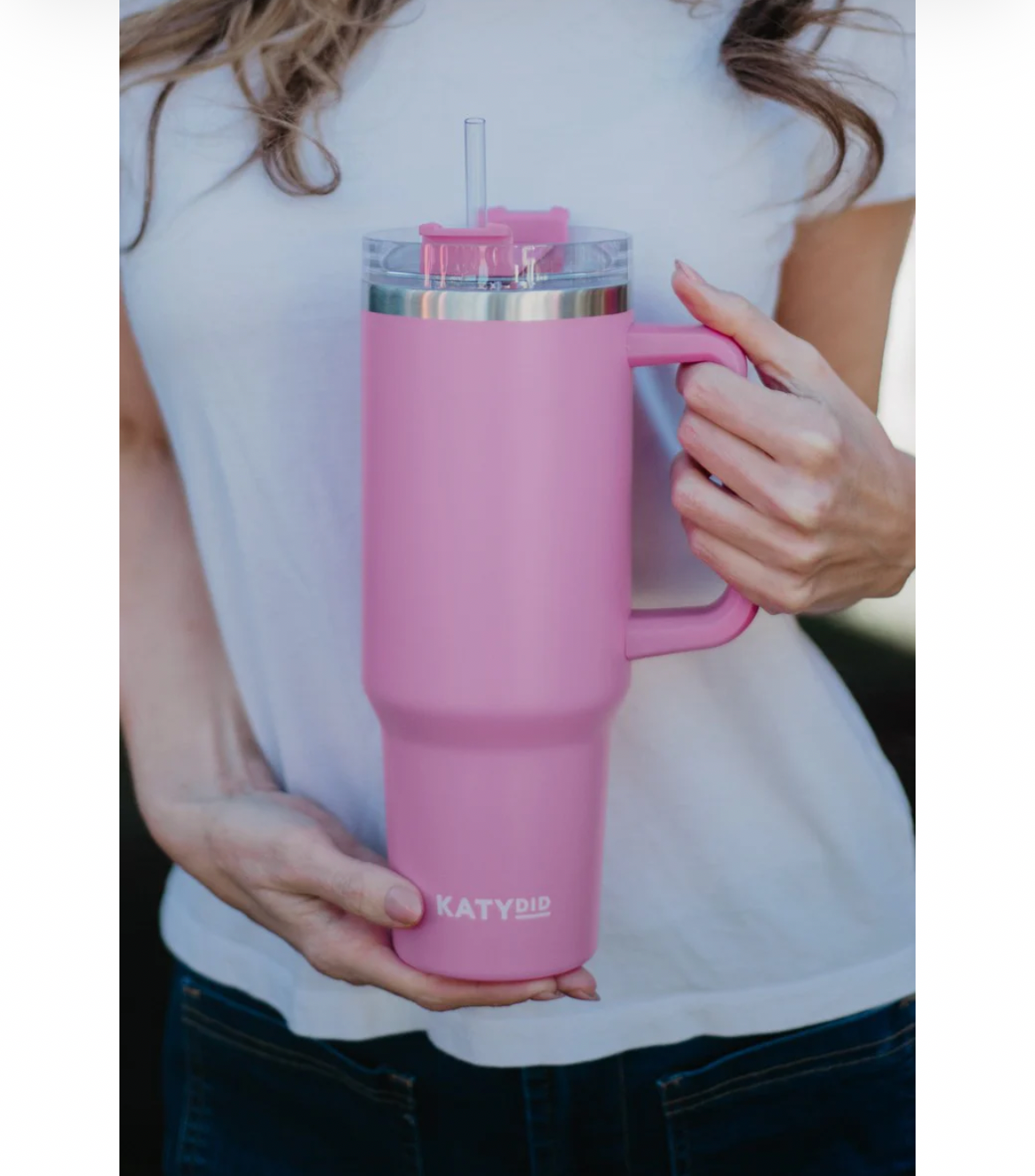 Rose Pink 40oz Tumbler