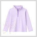 Ruffle Quarter Zip