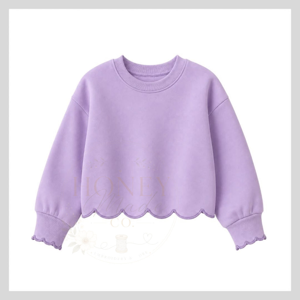 Adult Scallop Sweatshirts