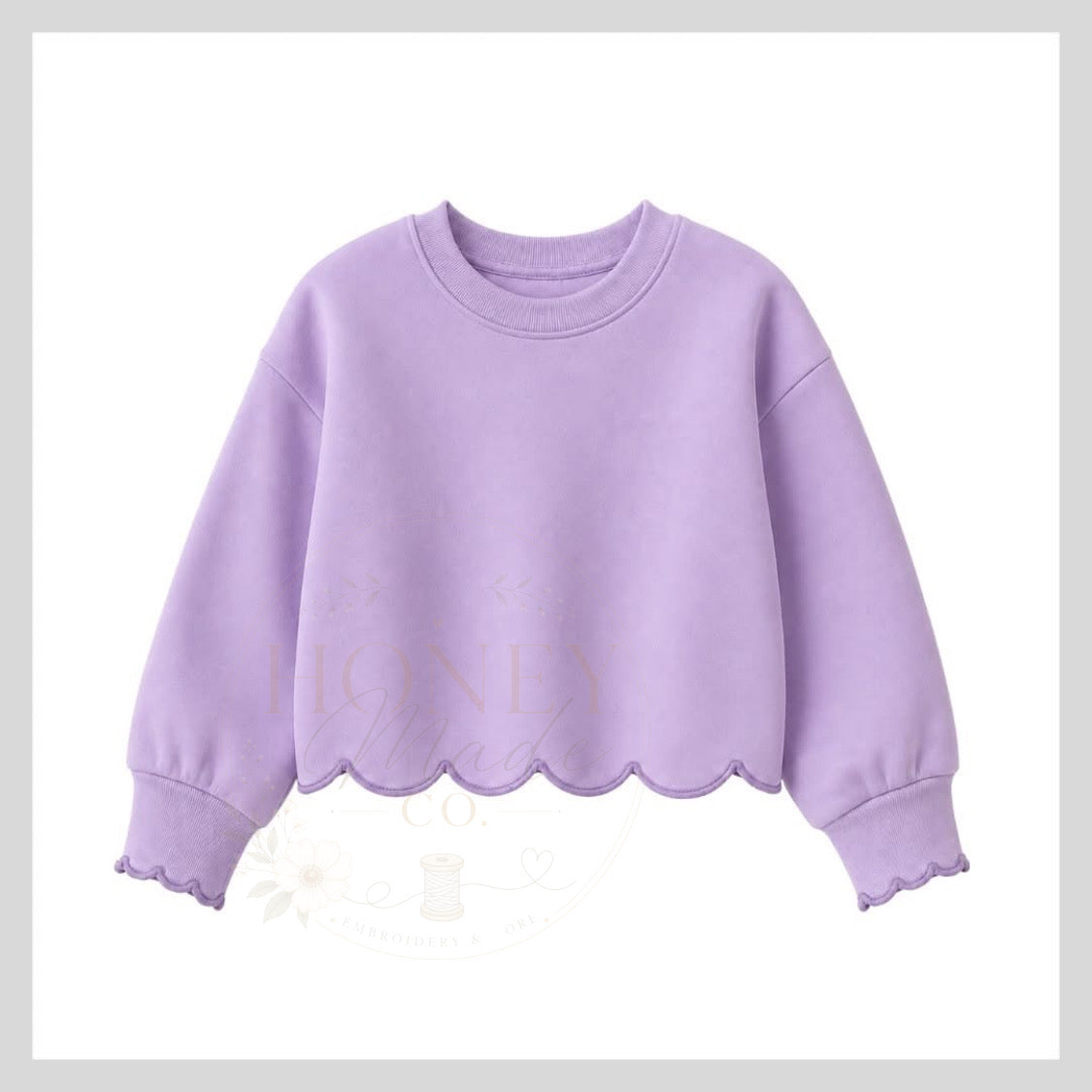 Adult Scallop Sweatshirts