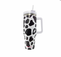 Black & White Cow 38oz Tumbler PREORDER EST July