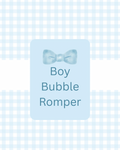 Boys Bubble Romper