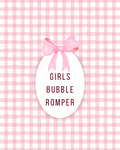 Girls Bubble Romper